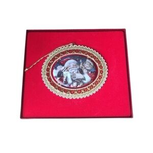 Vintage Victorian “Santa Bearing Gifts” Ornament